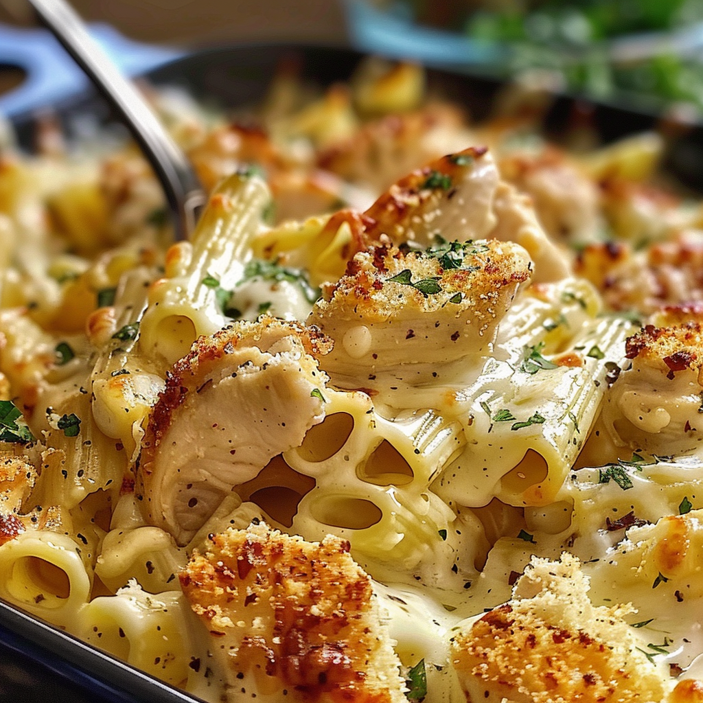 Garlic Parmesan Chicken Pasta Bake: A Comfort Food Classic